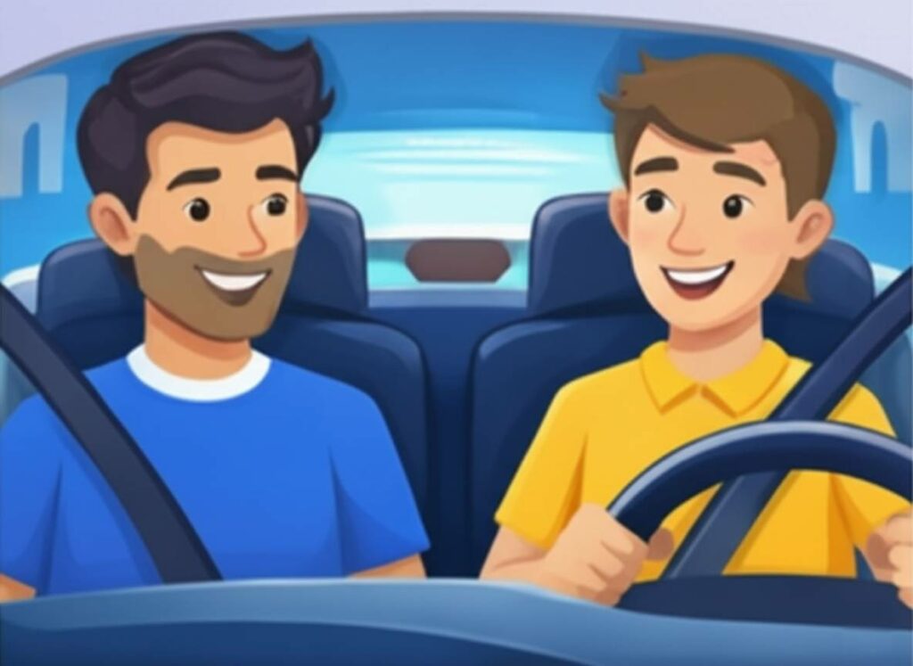 Élève en conduite accompagnée à Gigean – auto-école Wannadrive