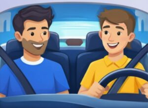 Élève en conduite accompagnée à Gigean – auto-école Wannadrive